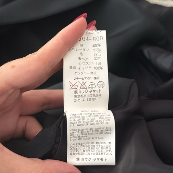 Yohji Yamamoto black swallowtail blazer - Picture 13 of 13